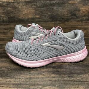 Brooks Revel 3 Low-Top Grey Running Sneakers Women's Sz US 10 B 1203021B043